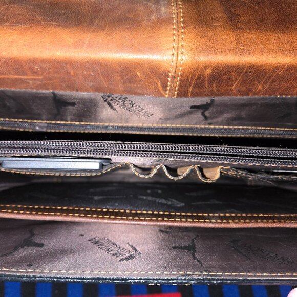 Montana Silversmiths Tooled Briefcase - Picture 7 of 10